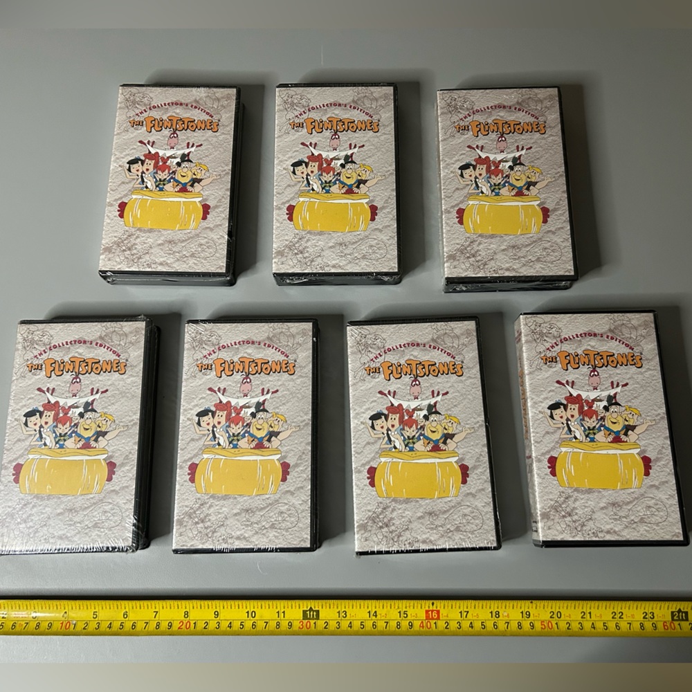 Vintage VHS collection sealed the Flintstones